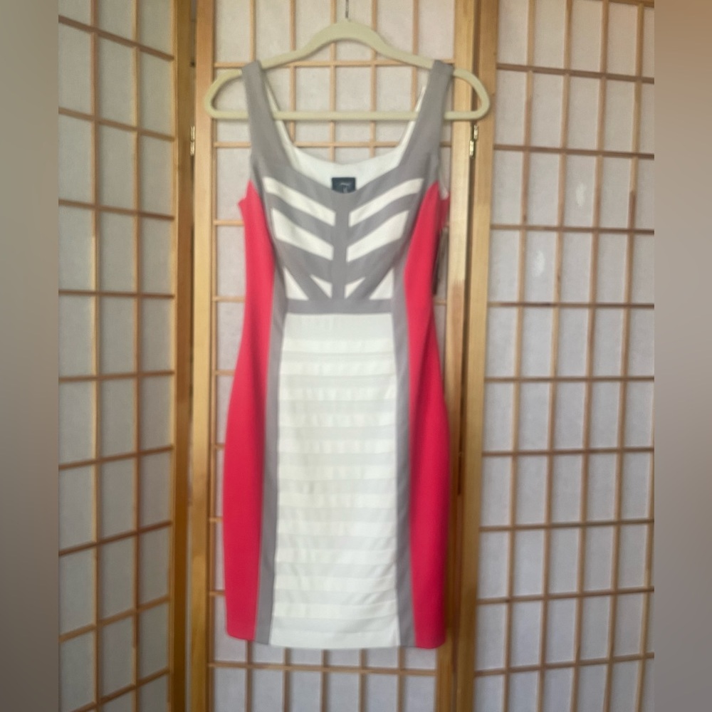 NWT JAX Pleated Bodycon Dress Sz 4